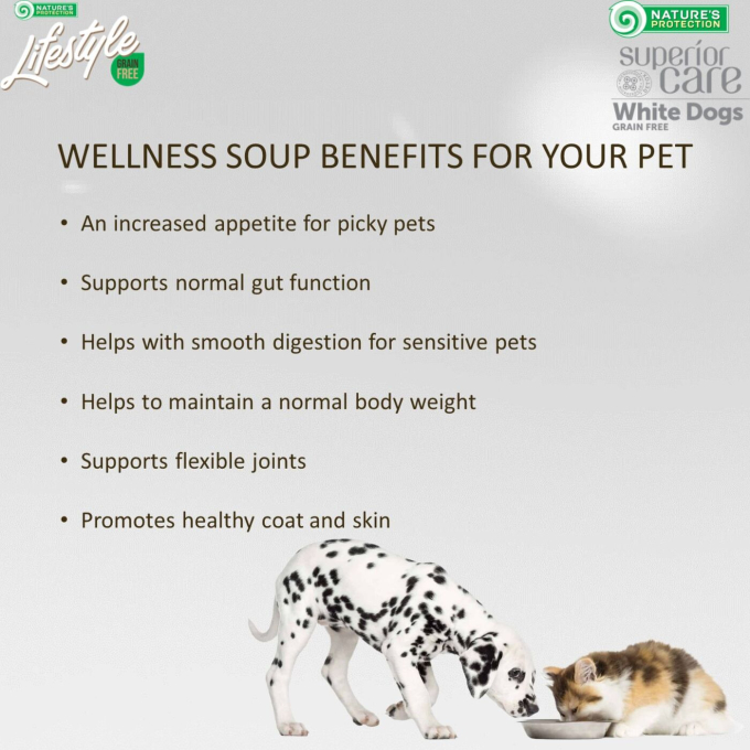 White Dogs complementary feed - soup for adult dogs of all breeds with salmon and tuna - 2