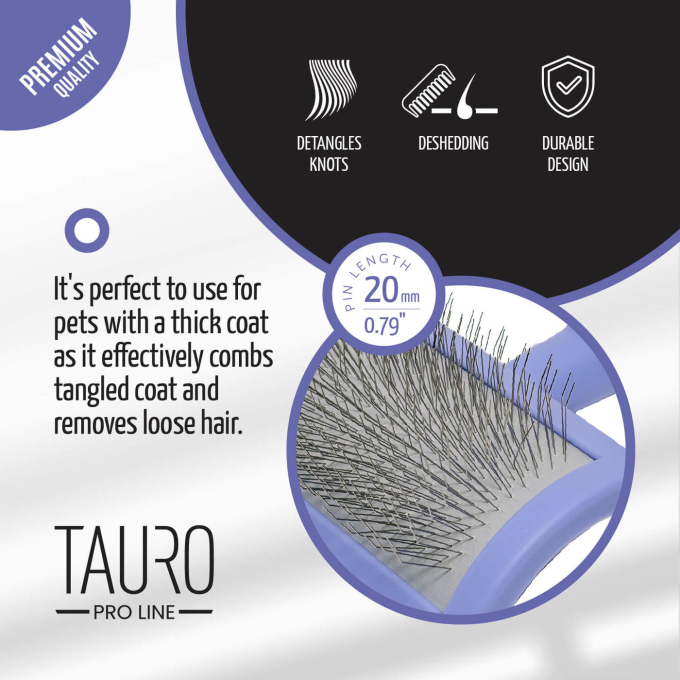 Brush plastic, teeth 20 mm - 5