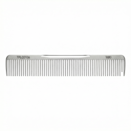 Professional groomer line, dual-density pet grooming comb, stainless steel