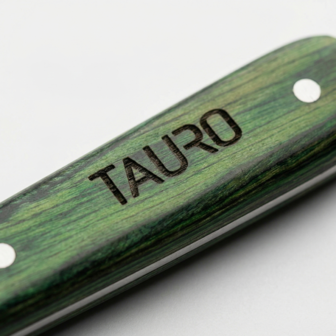 stripping knife with coarse teeth and wooden handle - 4