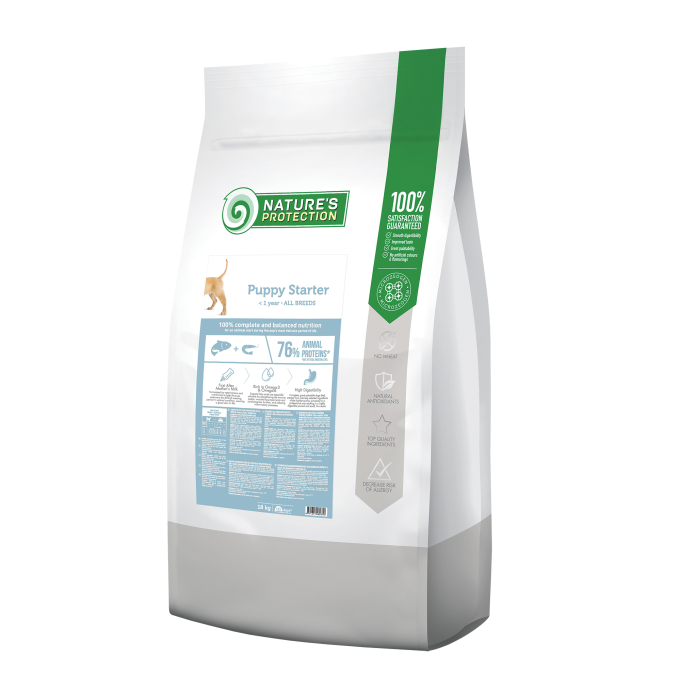 dry food for puppies of all breeds with salmon and krill - 0