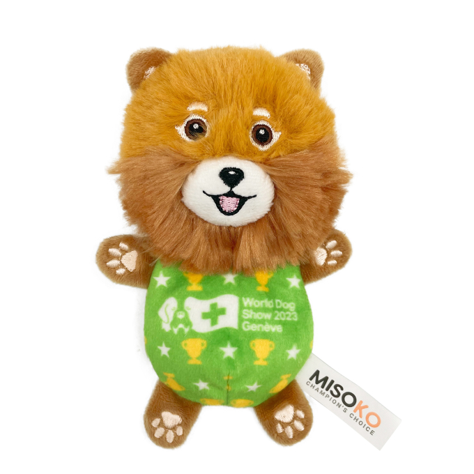 dog plush toy SPITZ, with replaceable sound parts - 0