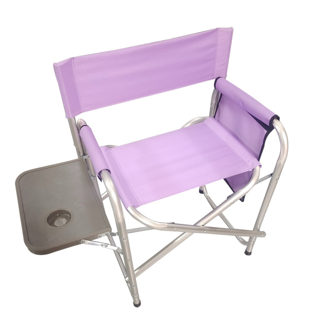 folding chair with table and aluminum legs - 0