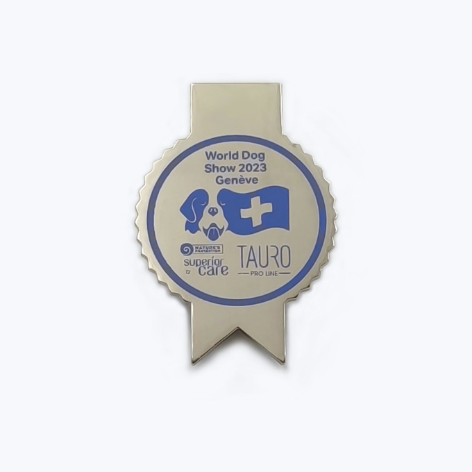 badge - card holder, metal - 0