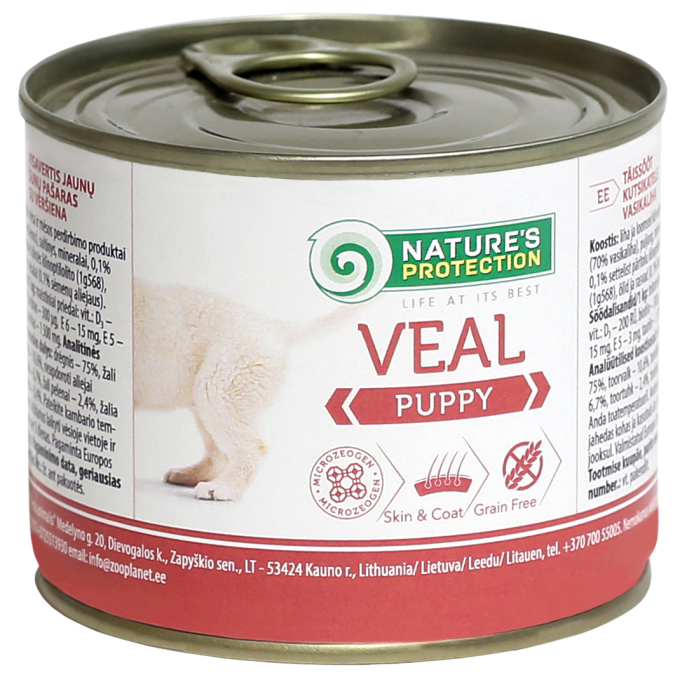 Canned food for puppies - 0