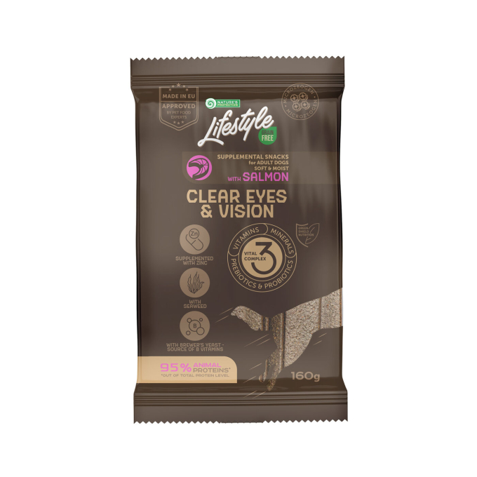complementary grain free feed – snacks for adult dogs with salmon - 0