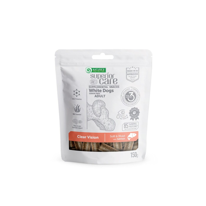 grain free complementary feed - snacks for adult dogs of all breeds with salmon - 0