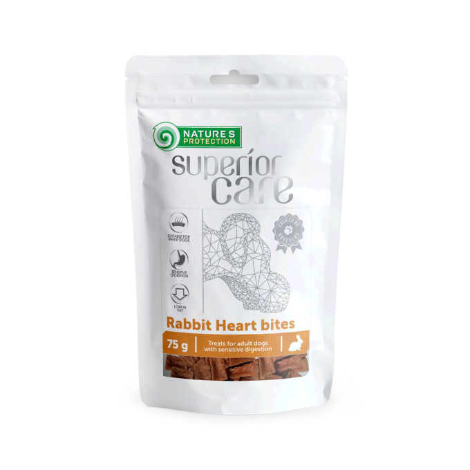 snacks for dogs rabbit heart bites - 0
