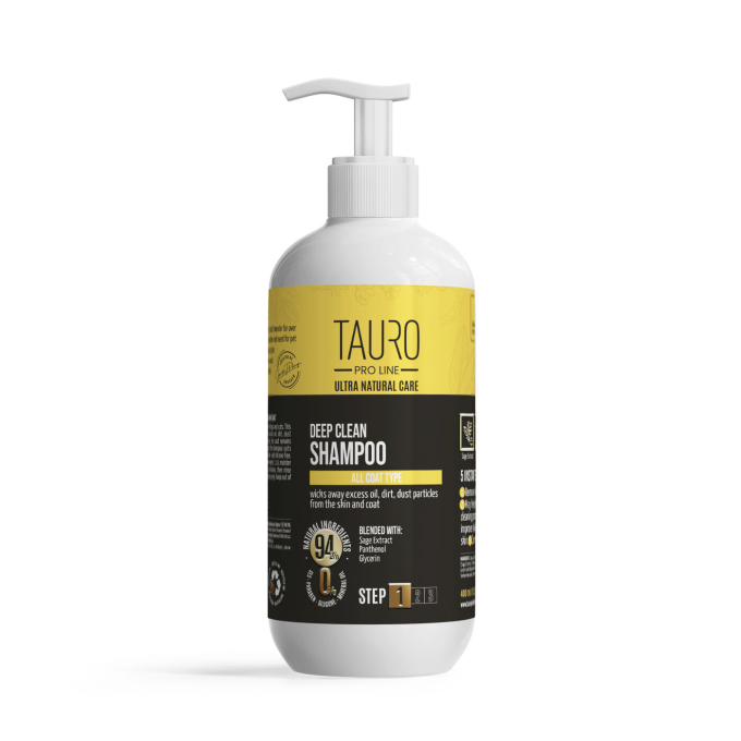 Ultra Natural Care deep clean shampoo for dogs and cats  skin and coat - 0