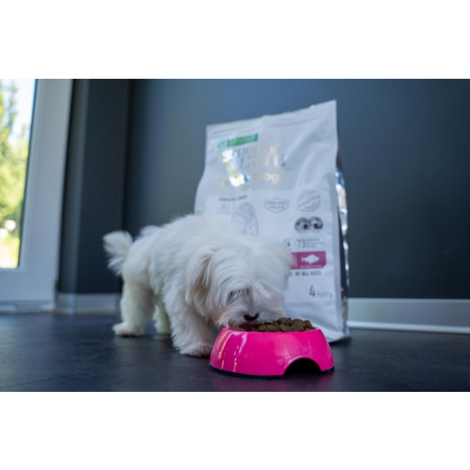 dry pet food with white fish for growing dogs of all sizes with white coat - 10