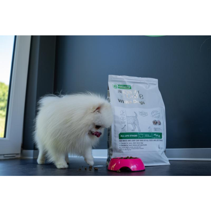 dry pet food with insect for dogs of all sizes and life stages with white coat - 9