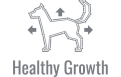 Unique icon 2 dry grain free food for junior dogs of all breeds with white coat, with salmon