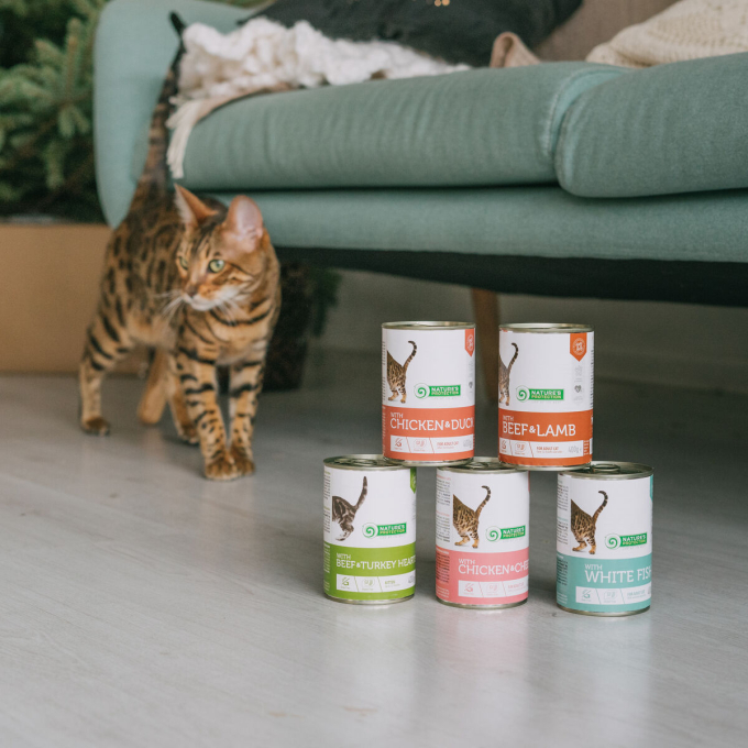 canned pet food for sterilised adult cats with chicken and duck - 3