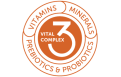 Unique icon 3 complementary grain free feed – snacks for adult dogs of all breeds with red coat with salmon
