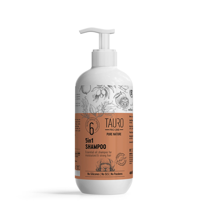 Pure Nature 5in1, moisturizing coat shampoo for dogs and cats - 1