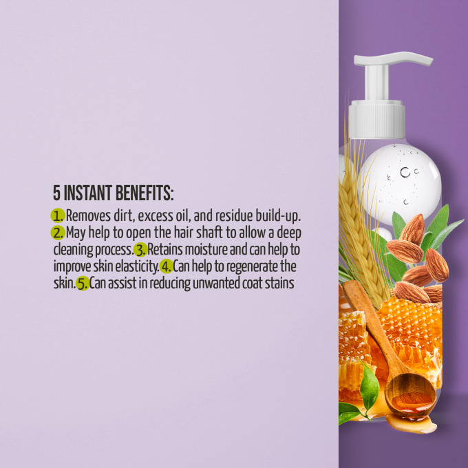 Ultra Natural Care deep clean shampoo for dogs and cats with white, light coat and skin - 3