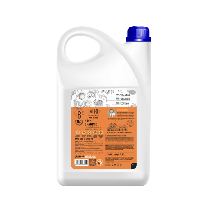 Pure Nature 5in1, moisturizing coat shampoo for dogs and cats - 0