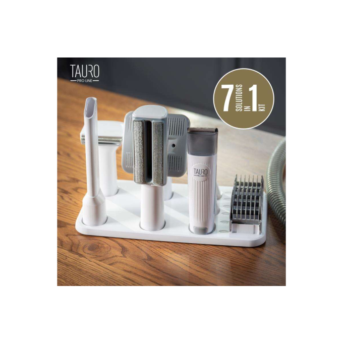 7in1 pet grooming kit with pet hair vacuum - 4